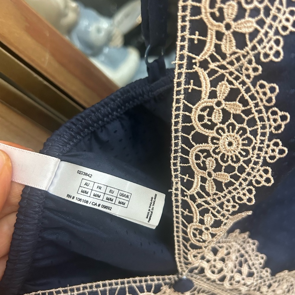 Blush Lace Trim Cami Top - Picture 6 of 8